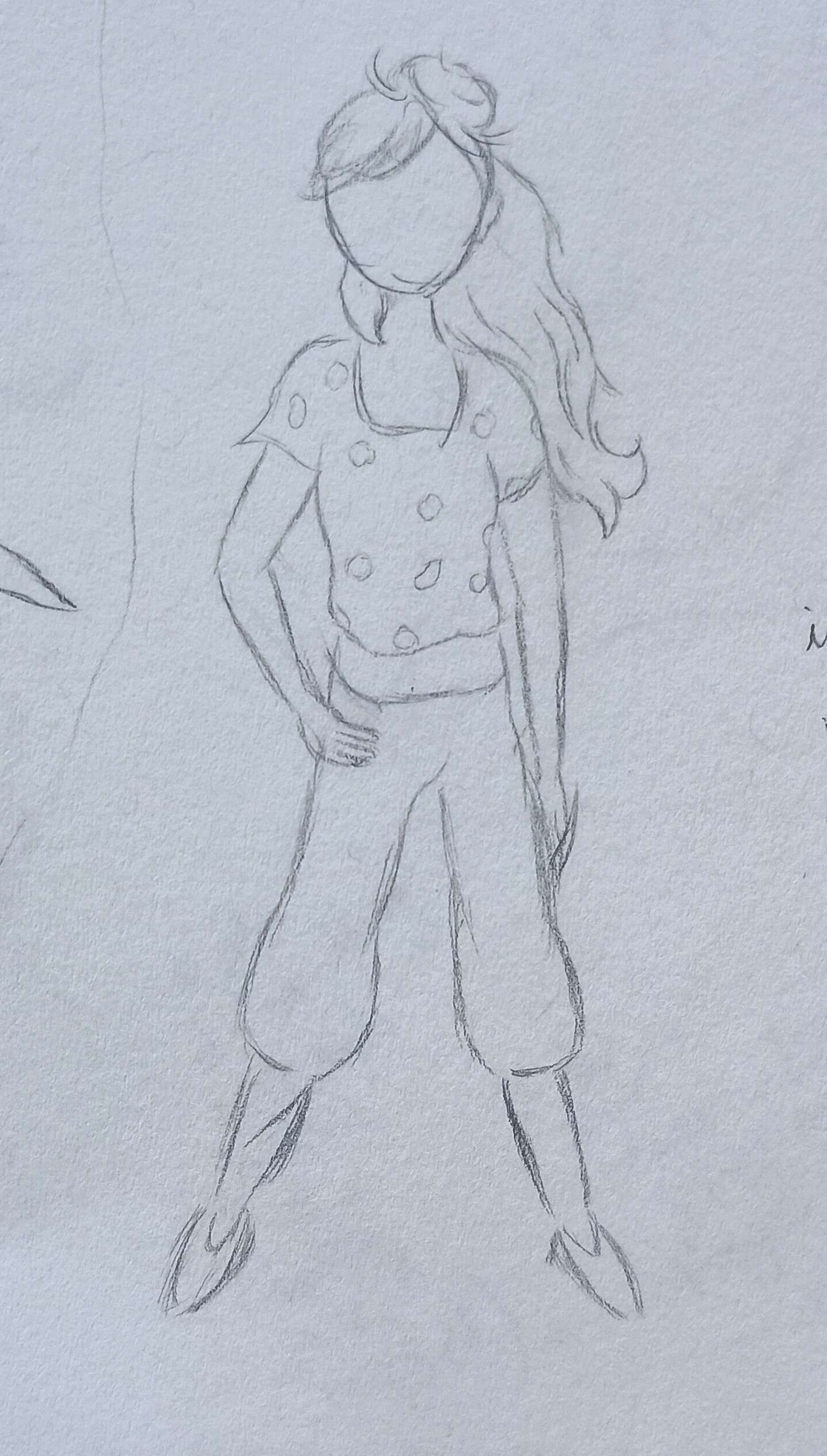 Sassy Pose-Pencil